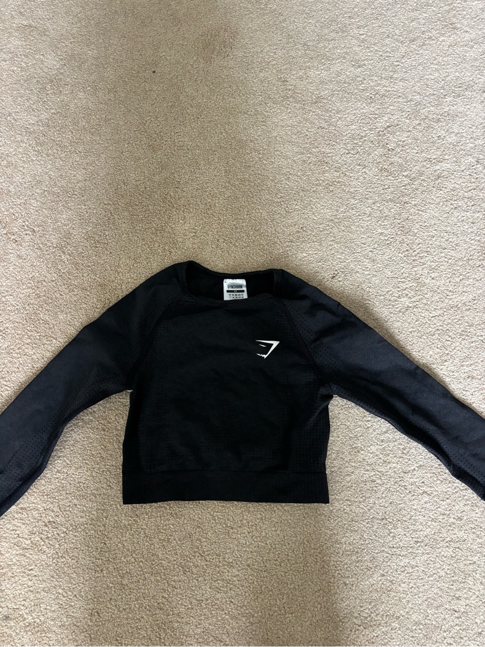 Gymshark Long Sleeve Black Top